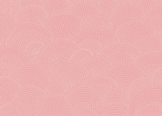 Bright Pink And White Polka Dot Pattern Wallpaper
