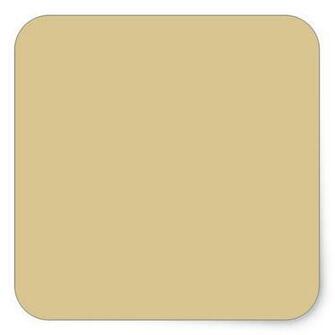 Plain Beige Background Square Sticker