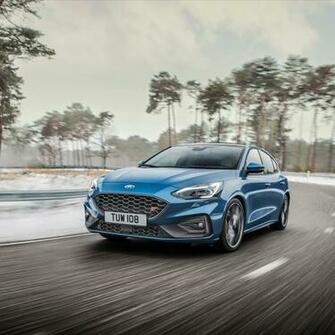 Wallpaper Ford Focus St On Road iPad