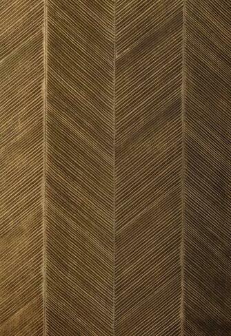 Chevron Texture Wallpaper Burnished Bronze Transitional