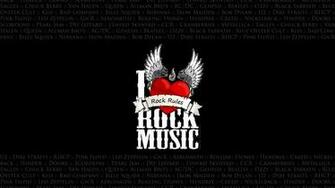 I Love Rock Music Full HD Wallpaper For Desktop And Mobiles 4k