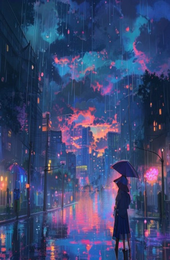 Anime Rain Wallpaper