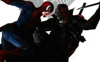 Spider Man Noir Wallpaper Blade Vs