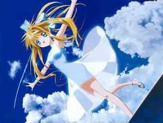 Kamio Misuzu Girl Blonde Sky Stock Photos Image HD