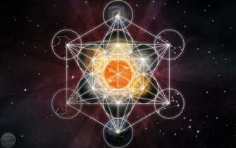 Metatrons Cube Wallpaper Celestial Seed