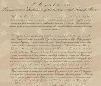The Declaration Of Independence Wallpaper