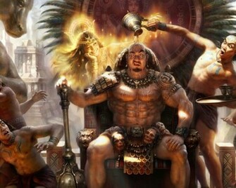 Aztec Warrior Wallpaper
