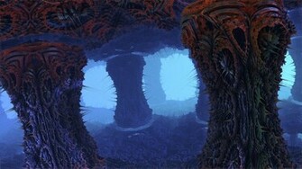 Pillars Of Deep Wallpaper From Dark