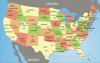 Map Wallpaper Mexico New