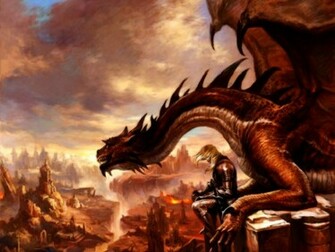 Dragons Fantasy Wallpaper Art Artwork