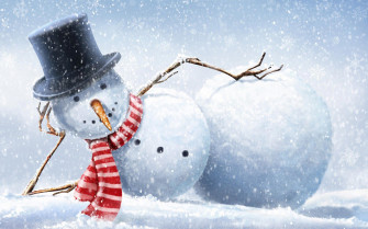 Snowmen Wallpaper