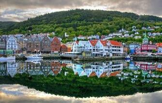 Wallpaper The City Reflection River Home Pier Boats Street