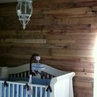 Wood Pallet Accent Wall