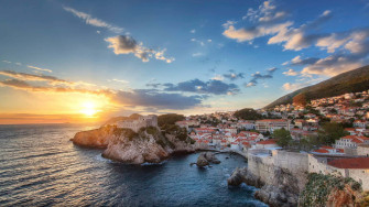 Sunset In Crotia Wallpaper