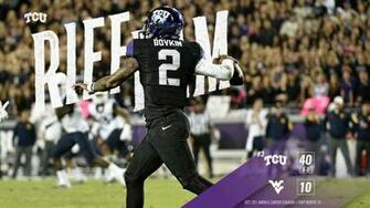 Tcu Vs West Virginia Boykin Wallpaper Horned Frogs