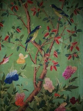 Most Chinoiserie Wallpaper Feature Beautiful Birds