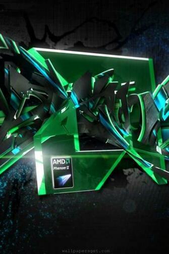 Wallpaper Graffiti Nvidia iPhone