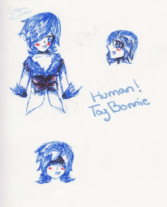 Fnaf2 Human Toy Bonnie Gijinka Fnaf Humanfnaf