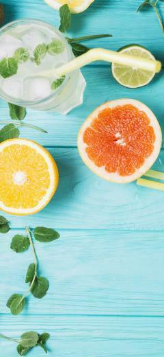 Lemonade Orange Kiwi Mint Wood Board iPhone Xs Max