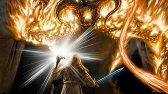 Gandalf Vs Balrog HD Wallpaper