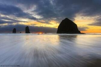 Wallpaper Usa Oregon Ocean Beach Desktop In