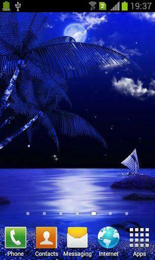 Midnight Beach Live Wallpaper For Android