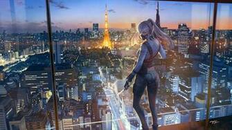 Wayne Chan Girls Frontline Ak Gun Landscape