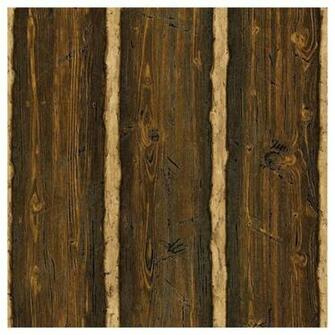 Country Faux Wood Wallpaper Rustic By The