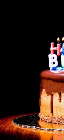 Delicious Chocolate BirtHDay Cake HD Wallpaper