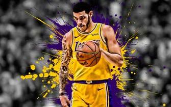 Wallpaper Lonzo Ball American Basketball Player Los
