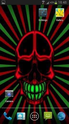 Fire Skulls Live Wallpaper Quoteko