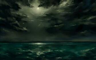 Dark Landscape Wallpaper Top Background