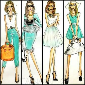 Fashion Sketch Wallpaper High Quality Background For