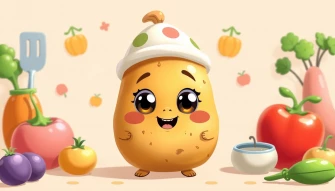 Cute Potato Wallpaper