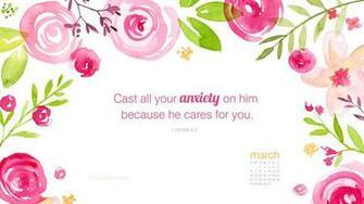 March Peter Desktop Calendar Wallpaper