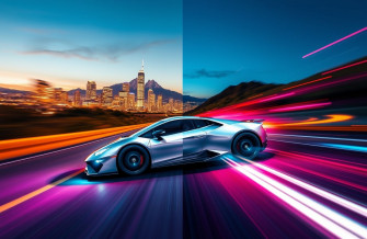 Dual Monitor Car Wallpaper