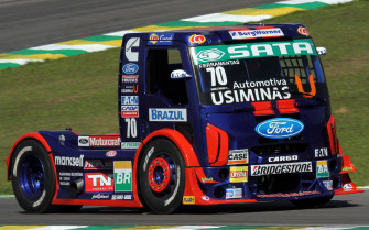 Semi Truck Racing Ford Cargo Formula Race