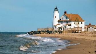 Point Lighthouses Beaches Wallpaper