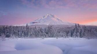 And Mountain Snow Background Widescreen HD Wallpaper