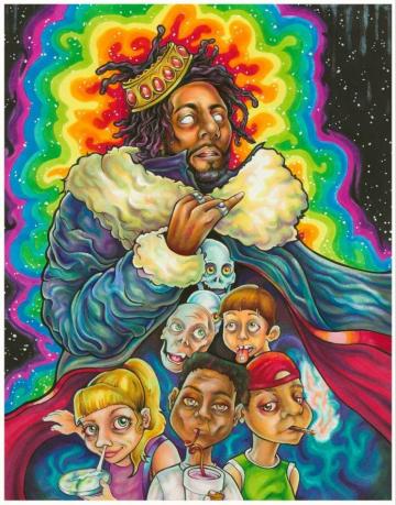 J Cole Kod Album Cover Redesign I Created Using Pen And Marker