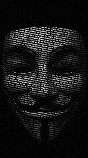 Anonymous iPhone Background Image Gallery