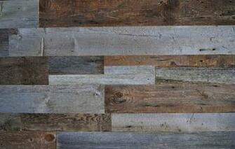 Barn Board Wall Covering Mixed Colors Sealed Rustic Wallpaper