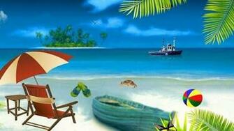 Cool Beach HD Live Wallpaper Screenshot