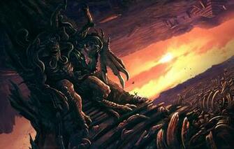 Wallpaper Monster Bones The Demon Fiction Illustration