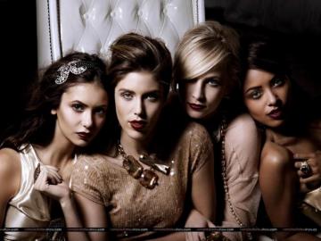 The Vampire Diaries Candice Accola And Nina Dobrev Katerina
