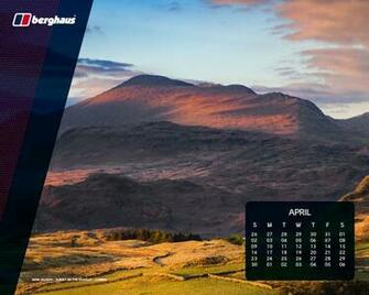 April Desktop Wallpaper Calendar