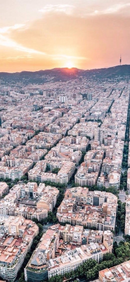 Barcelona City iPhone Wallpaper