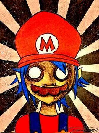 Gorillaz 2d Wallpaper Mario By