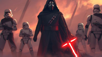 Star Wars Kylo Ren With Stormtroopers Desktop Wallpaper 4k