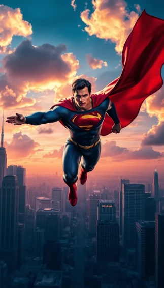 4k Superman Phone Wallpaper